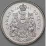 Канада 50 центов 1961 КМ56 UNC  арт. 23903