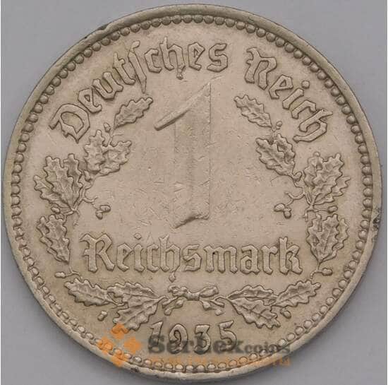 Германия 1 рейхсмарка 1935 А КМ78 XF арт. 36706