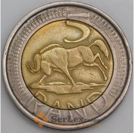 Южная Африка ЮАР монета 5 рандов 2004 КМ281 АU арт. 45532