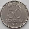 Бразилия 50 сентаво 1987 КМ604 aUNC (J05.19) арт. 17615