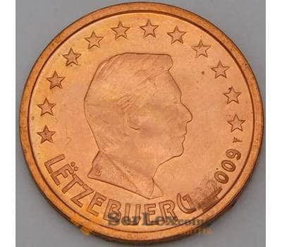 Монета Люксембург 2 цента 2009 BU наборная арт. 28783