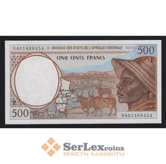 Камерун 500 франков 1994 Р201Eb UNC арт. 54694 Камерун 500 франков 1994 Р201Eb UNC арт. 54694