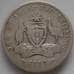 Монета Австралия 1 флорин 1912 КМ27 F Серебро Георг V (J05.19) арт. 17217