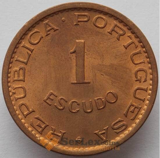 Кабо-Верде 1 эскудо 1968 КМ8 aUNC (J05.19) арт. 15691