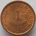 Монета Кабо-Верде 1 эскудо 1968 КМ8 aUNC (J05.19) арт. 15691