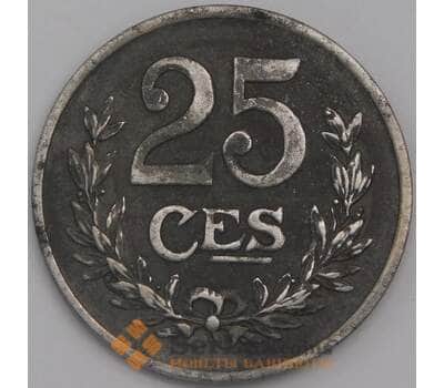 Люксембург монета 25 сантимов 1919 КМ32 XF арт. 42792