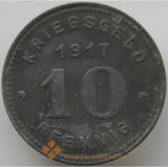 Германия Нотгельд 10 пфеннигов 1917 Виттен (J05.19) арт. 16549