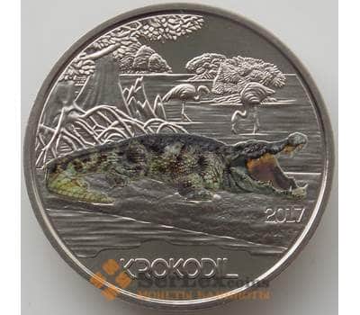 Монета Австрия 3 евро 2017 Крокодил BUNC серия Животные арт. 11683