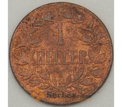 Монета Немецкая Восточная Африка 1 геллер 1907 КМ7 F (n17.19) арт. 20062