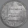 Французская Полинезия 5 франков 1965 КМ4 UNC арт. 16652