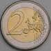 Нидерланды монета 2 евро 2009 КМ282 UNC 10 лет евро арт. 46763