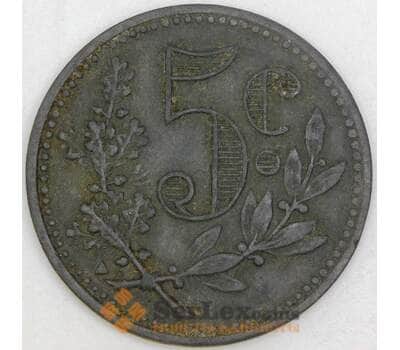 Алжир 5 сантимов 1917 TnA3 VF арт. 55142