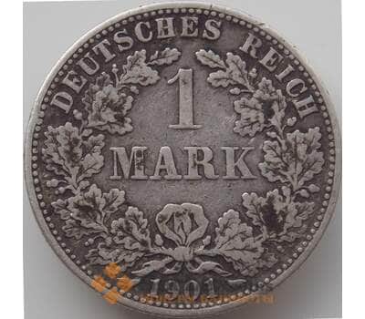 Монета Германия 1 марка 1901 A КМ14 VF арт. 12153