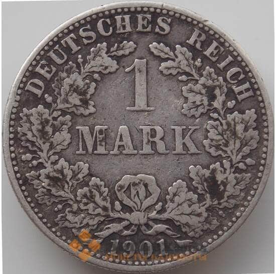 Германия 1 марка 1901 A КМ14 VF арт. 12153