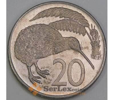 Новая Зеландия 20 центов 1982 КМ36 XF арт. 55012
