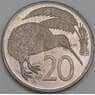 Новая Зеландия 20 центов 1982 КМ36 XF арт. 55012