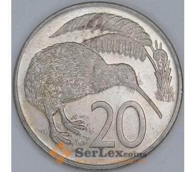 Новая Зеландия 20 центов 1982 КМ36 XF арт. 55012