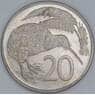 Новая Зеландия 20 центов 1982 КМ36 XF арт. 55012