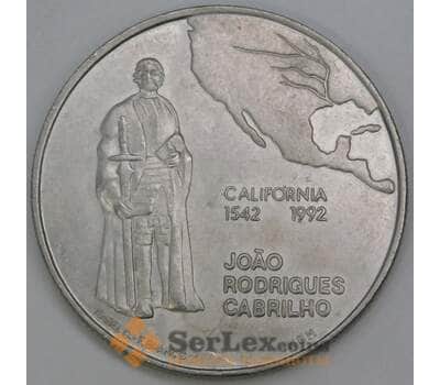Португалия 200 эскудо 1992 КМ661 XF Колифорния арт. 56087