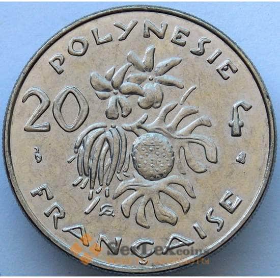 Французская Полинезия 20 франков 1999 КМ9 AU (J05.19) арт. 16853
