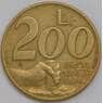 Сан-Марино 200 лир 1991 КМ268 XF Ручная чеканка первых монет арт. 40962