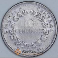 Коста-Рика 10 сентимо 1967 КМ185.1а VF арт. 57213