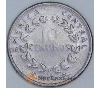 Коста-Рика 10 сентимо 1967 КМ185.1а VF арт. 57213