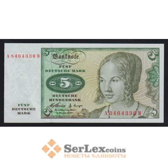 Германия ФРГ 5 марок 1960 Р18 UNC арт. 54006