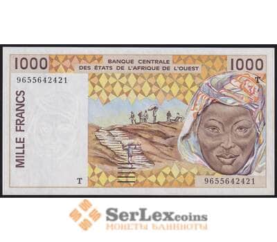 Того банкнота 1000 франков 1996 Р811Т UNC арт. 43624