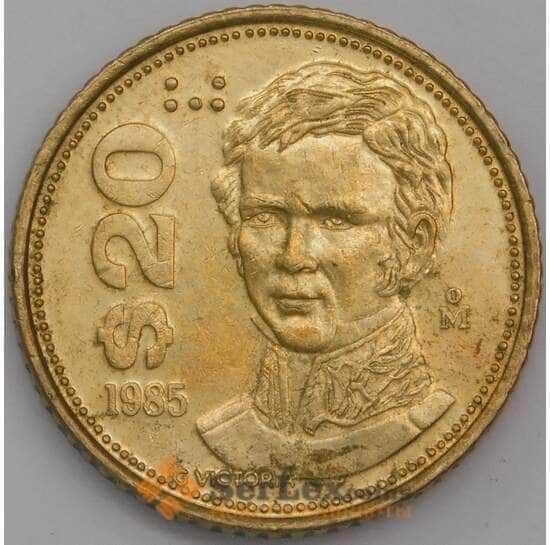 Мексика монета 20 песо 1985 КМ508 AU арт. 41947