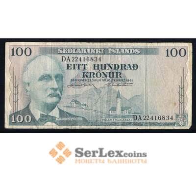 Исландия 100 крон 1961 Р44 VF- арт. 40375