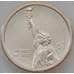 Монета США 1 доллар 2018 UNC Американские инновации Двор P арт. 13349