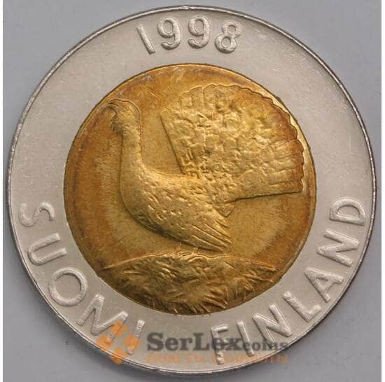 Финляндия монета 10 марок 1998 КМ77 aUNC арт. 41427