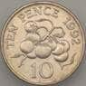 Гернси 10 пенсов 1992 UNC (n17.19) арт. 21131