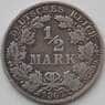 Германия 1/2 марки 1907 A КМ17 VF арт. 12222