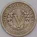 США монета 5 центов 1912 КМ112 VF- арт. 43915