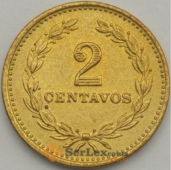 Сальвадор монета 2 сентаво 1974 КМ147 UNC  арт. 18671