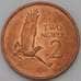 Монета Замбия 2 нгвее 1982 КМ10а aUNC арт. 27009