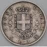 Италия 1 лира 1863 M-BN КМ5а XF арт. 28908
