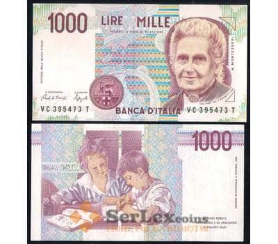 Банкнота Италия 1000 лир 1990 Р114 AU мультилот арт. 39979