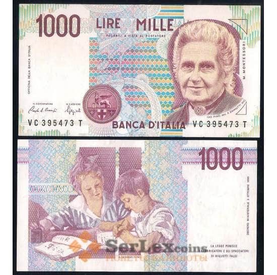 Италия банкнота 1000 лир 1990 Р114 AU-aUNC мультилот арт. 39979