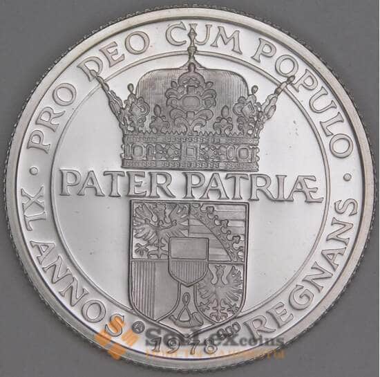 Лихтенштейн жетон 1978 Франц Иосиф II Proof арт. 53298