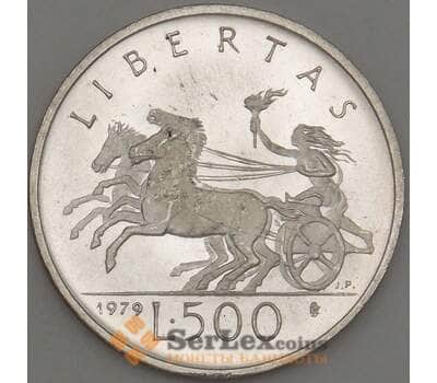 Монета Сан-Марино 500 лир 1979 КМ97 Proof (n17.19) арт. 21383