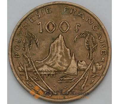 Монета Французская Полинезия 100 франков 1995 КМ14 XF арт. 38491