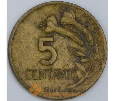 Перу 5 сентаво 1968 КМ244 F арт. 57616