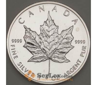 Монета Канада 5 долларов 1991 КМ187 BU Кленовый лист (n17.19) арт. 21667
