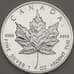 Монета Канада 5 долларов 1991 КМ187 BU Кленовый лист (n17.19) арт. 21667