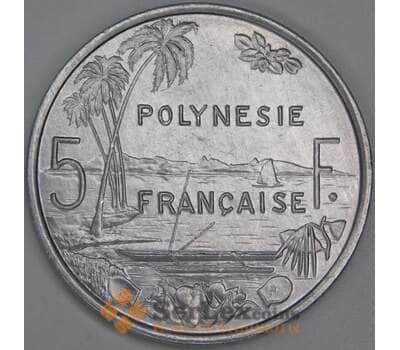 Французская Полинезия 5 франков 1992 КМ12 UNC арт. 54838