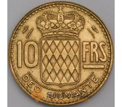 Монета Монако 10 франков 1951 КМ130 XF арт. 14600