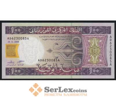 Мавритания 100 угий 2008 Р10с UNC арт. 53201